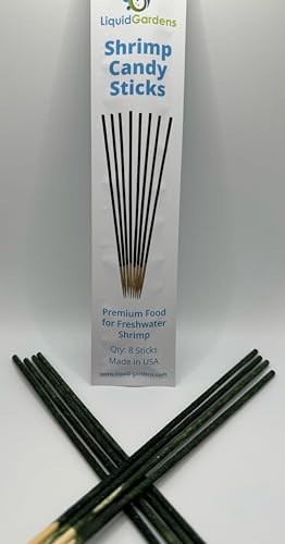 Liquid Gardens All Natural Shrimp Candy Sticks Qty 8 Shrimp Lollies