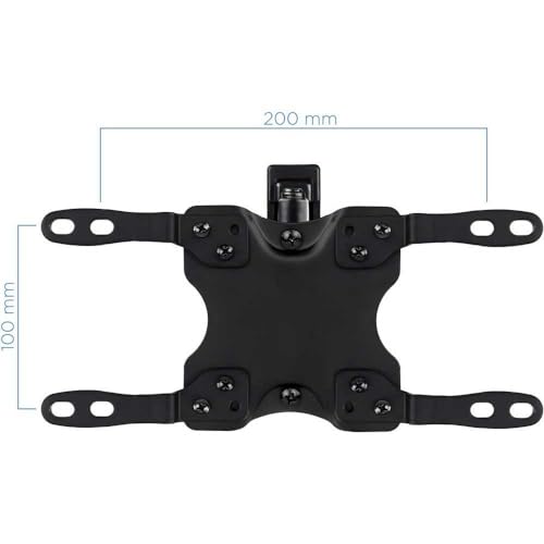 TooQ LP2142TNL-B - Soporte Inclinable y Giratorio de Pared para Monitor/TV/Led de 13" a 42", Distancia a la Pared 60mm hasta 364mm, Inclinación hasta -12º, Negro - imagen 4