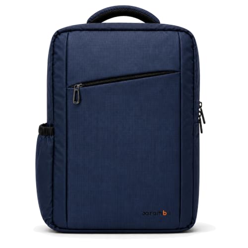 Image of CARAMBA CARRYMATE 26.5L Overnighter Laptop Backpack | Water Resistant Travel Bag with 15.6 inch Padded Laptop Sleeve, Trolley Strap & Dual Compartments for Office, Business, College Men & Women