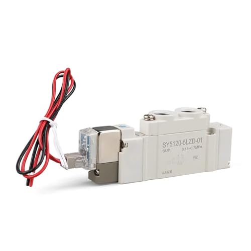 Válvula solenoide de 5 puertos y componentes neumáticos tipo SY5220-5LZD-01 de repuesto 5