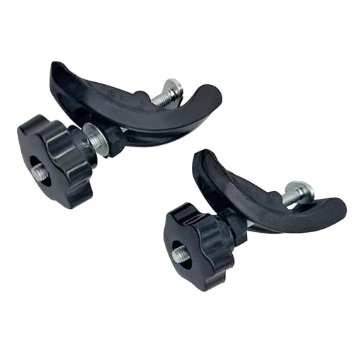 Gabasinover 2 pcs T-Track hold down clamp 3-1/2” L x 1-1/4” W fits for routers, drill presses, CNC, table saws, jigs, panels, vertical mills and moremany woodworking or metalworking applications