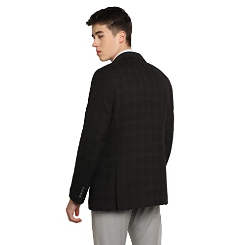 Image of blackberrys Men's Slim Blazer (BP-CH-OARK2# Black 48)