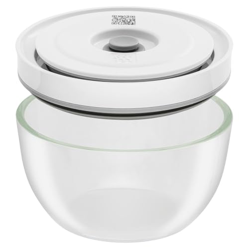 Image of ZWILLING Z1030-836 Fresh & Save Vacuum Storage Bowl, S, 4.7 inches (12 cm) Glass, Bowl, Small, Airtight, Lid, Heat Resistant, Glass, Vacuum Storage Container