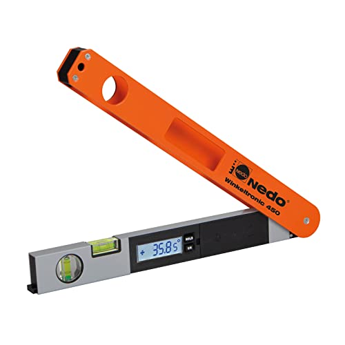 Nedo Winkeltronic Transportador Digital 450 mm con Estuche miniatura 1