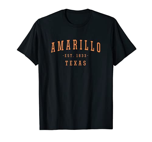 Amarillo Texas TX Ciudad natal Amarilloan recuerdo del estado de origen Camiseta