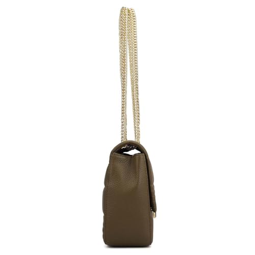Image of Da Milano Leather Shoulder Bag for Women (01942)
