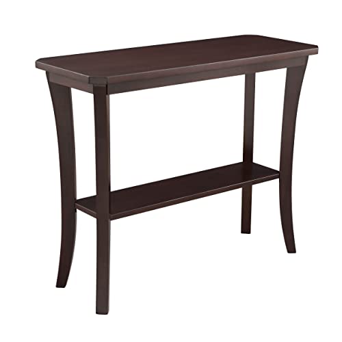 Image of Leick Home Boa Console Table, 38 inch, Chocolate Oak