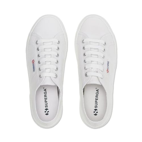 Image of Superga 2740 Platform Sneakers for Men and Women - Iconic Italian Men's and Women's Tennis Shoes with Breathable Canvas Upper, Non Slip Rubber Sole