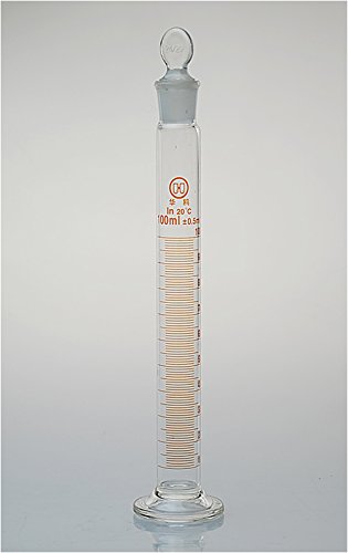 Lab Glass Cylinder with Stopper 2000ml Graduated New