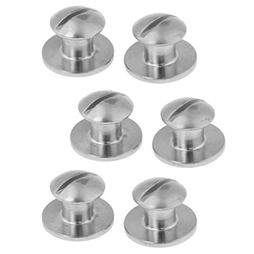 Baosity 6pcs Tech Scuba Diving Diver BCD Backplate Book Screws Accessories M7x10mm