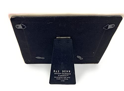 Rae Dunn I Love Us 4" X 6" Pink Ceramic Photo Picture Frame #TOP1