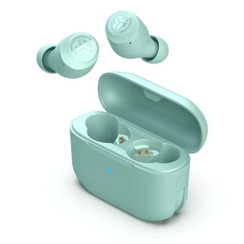 Image of JLab Go Air Pop True Wireless Earbuds, in Ear Headphones, Bluetooth Earphones, Ear Buds with 32H Playtime, Bluetooth Earbuds with Microphone, USB Charging Case, Dual Connect, EQ3 Sound, Mint