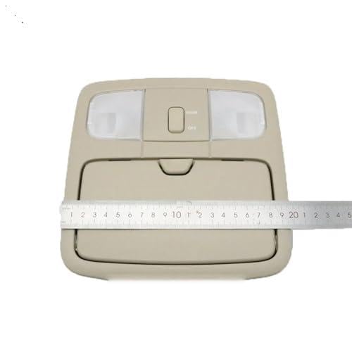 Interior Dome Lamp Cover Reading Light Control for Panel with Sunroof Switch Car Accessories for Toyota for Land for Cruiser Prado LC120 4000 2700(Beige)