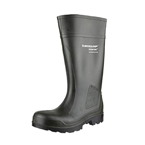 Image of Dunlop Purofort Professional Safety C462933 Boxed Wellington / Mens Boots (42 EUR) (Green)
