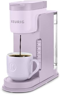 Keurig K-Express Single Serve K-Cup Pod Coffee Maker, 3 Brew Sizes, Strong Button Feature, 42oz Removable Reservoir, Lavender