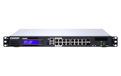 QNAP QGD-1600P-8G 16 Port Smart Edge PoE Switch with 1GbE (RJ45) and 1GbE (SFP/RJ45) Combo Ports, Intel Celeron J4115 CPU QNAP QGD-1600P-8G 16 Port Smart Edge PoE Switch with 1GbE (RJ45) and 1GbE (SFP/RJ45) Combo Ports, Intel Celeron J4115 CPU