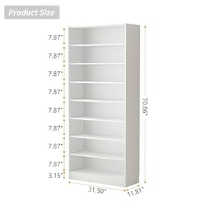Shoe cabinet 9 tiers 40 45 pairs heavy duty wood freestanding shoe storage cabinet 708 tall shoe cabinet with open storage for entryway white  urban country home decor