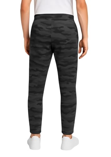 Image of Men's Spandex Polyester Track Pants | Stretchable Dry-Fit Activewear Bottoms for Gym, Running, Training & Sports | Lightweight Elastic Waist Straight Fit Trackpant for Men