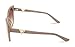 GUESS Women's Retro Inspired Cat Eye Sunglasses, Shiny Beige, 55mm