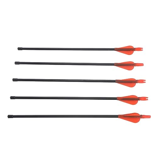 RiToEasysports 5 Pcs Handmade Arrow, 41cm Throwing Pot Outdoor Recreational Equipment Soft Rubber Tips for Outdoor Play Cosplay Costume Decoration
