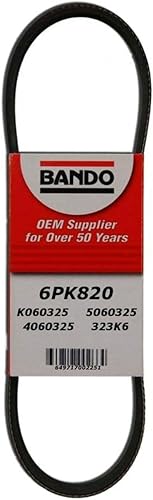 Image of Bando USA 6PK820 OEM Quality Serpentine Belt