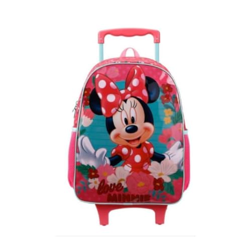 Mochila Infantil com Rodinha, Minnie X2, Xeryus