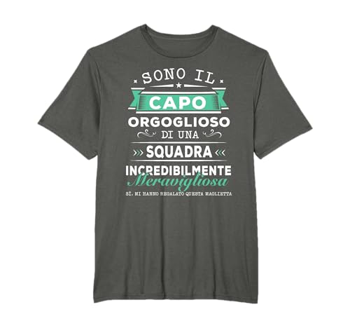 Detti regalo per un grande Capo di una squadra incredibilmente meravigliosa! Idea regalo ideale per il capo per un compleanno, anniversario, festa aziendale o Natale.