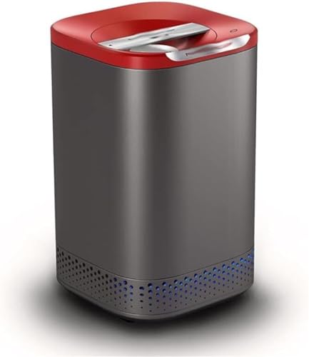 Electric Food Waste Processor, 700W Intelligent Waste Kitchen Composter, 2.5L Capacity Countertop Automatic Food Waste Recycler, Transform Rubbish To Compost With Low Noise And Quiet Design(Red)