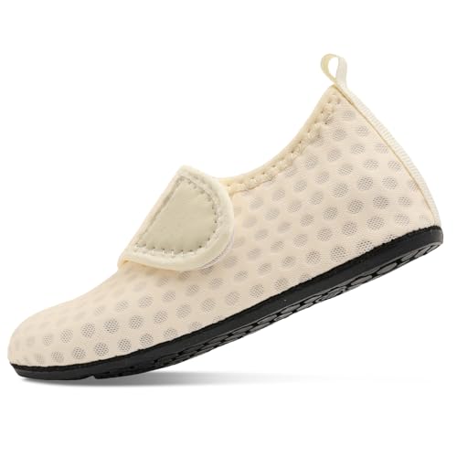 Scurtain Kids Toddler Water Shoes Barefoot Quick-Dry Aqua Socks for Boys Girls Baby with Non-Slip Rubber Sole4