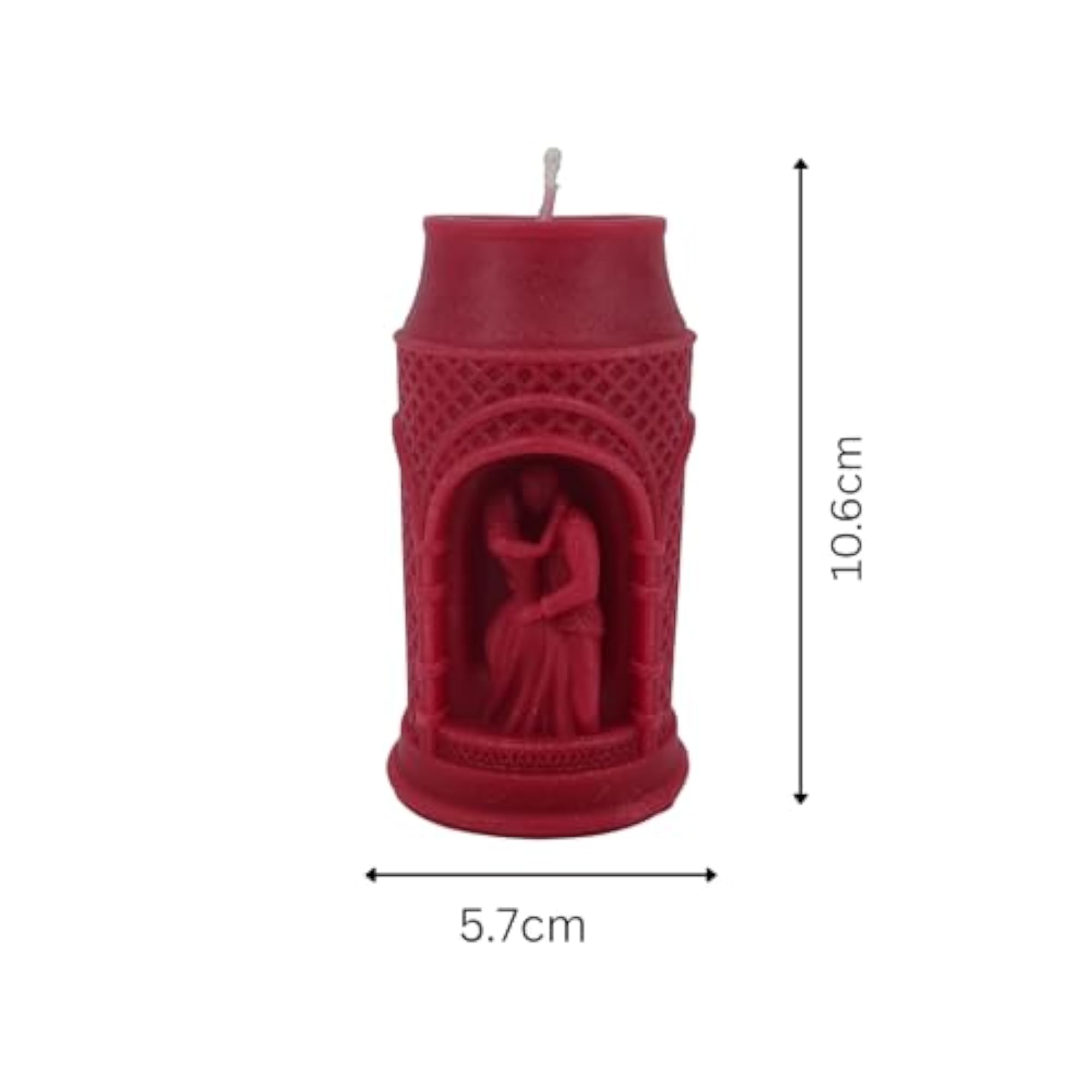 Luxury Scented Couple Hut Candle, Romantic Design