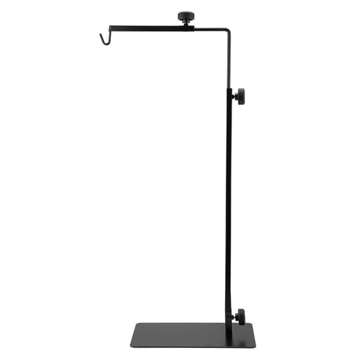 DOITOOL Supporto Lampada Riscaldante in Metallo Nero per Rettili Protezione da Scottature Regolabile e Pratico per Terrari e Animali da Compagnia