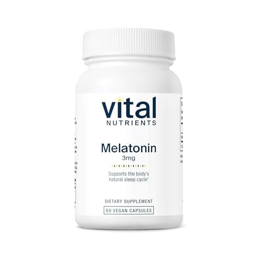 Vital Nutrients Melatonin 3 mg Vegan Capsules