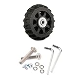 Replacement Suitcase Wheels for Luggage Trolley – 2-Pack Plastic Rolling Luggage Caster Wheels, Wear-Resistant & Quiet, Fits Most Suitcases (77mm/80mm/97mm Diameters)（80mm*29mm）