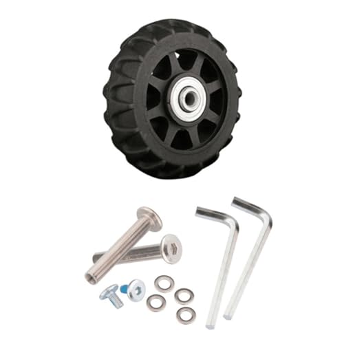 Replacement Suitcase Wheels for Luggage Trolley – 2-Pack Plastic Rolling Luggage Caster Wheels, Wear-Resistant & Quiet, Fits Most Suitcases (77mm/80mm/97mm Diameters)（80mm*29mm）