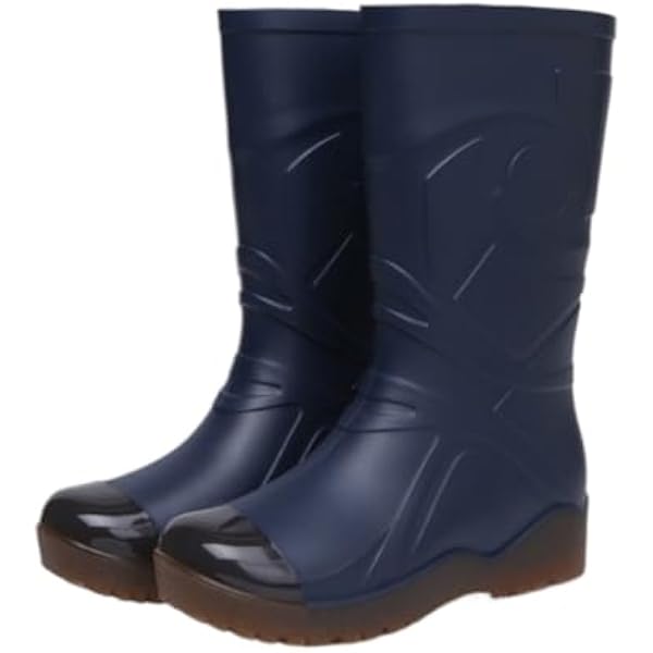 Kalosze Gumowce Lekkie Męskie Kalosze Jednokolorowe, Buty Do Wody, Antypoślizgowe, Wodoodporne, Gumowe Rain Boot