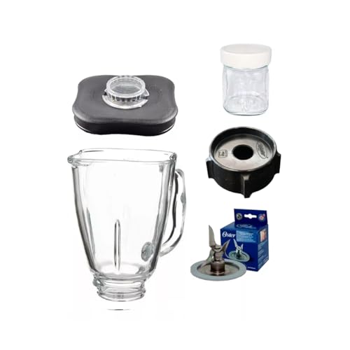 Listado de Vasos de Licuadora Walmart más recomendados. 40 Vaso Vidrio Cube Completo Compatible Con Oster Osterizer