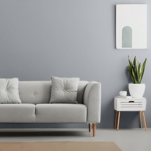 Image of Light Gray Peel & Stick Vinyl Contact Paper - Self Adhesive Removable Wallpaper for Kitchen Cabinet, Furniture, Countertop - Waterproof 2 x 20 Feet