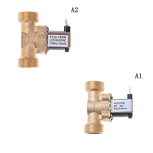 Électrovanne électrique 3/4 en laiton normalement fermée 2 voies pour gaz - 6