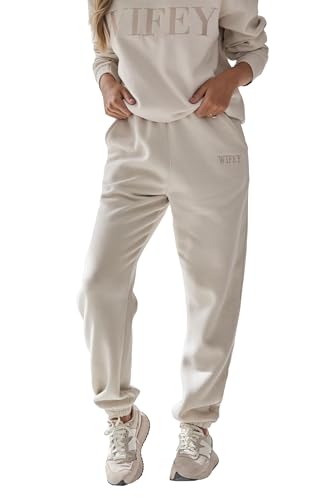 Wifey Champagne Joggers, Comfortable Lounge Sweatpants, Wedding, Anniversary, Valentine's Day, or Birthday Gift
