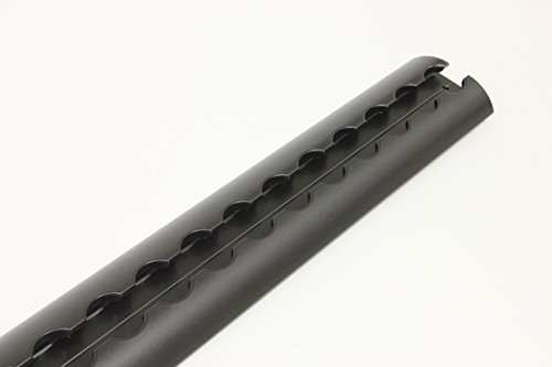 LOADCARE Airlineschiene schwarz halbrund Ladungssicherung Transporter Alu-Airlineschiene gepulvert LKW PKW Anhänger Zurrösen Aluschiene Airline 2x2 Meter – Bild 3