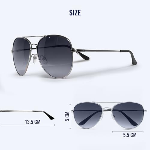 Image of SLOVIC Sunglasses for Men Stylist | UV Protection Goggles for Man | Lightweight & Durable Polycarbonate Material | Unisex Gift for Man & Women | Mens Fashion Sunglasses