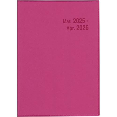 博文館 手帳 2025年 4月始まり A5 マンスリー SD-20 Indexプランナー ピンク No.4790