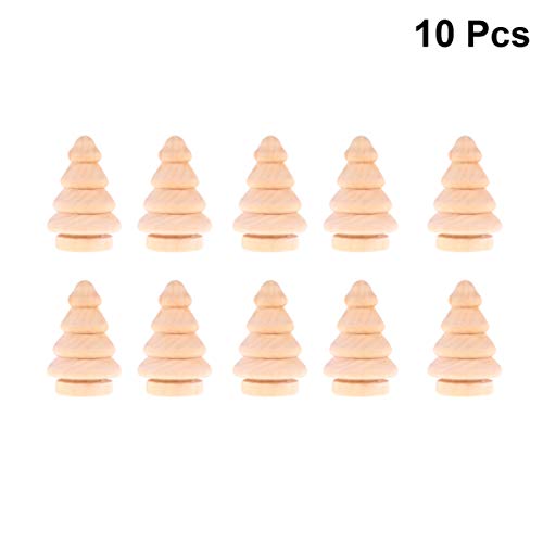 Sewacc Cake Toppers 30Pcs Figurines Desk Tabletop Children Unfinished Peg Decor For As Painted Painting Office Shown Desktop Holiday Decorative Shape #TOP6