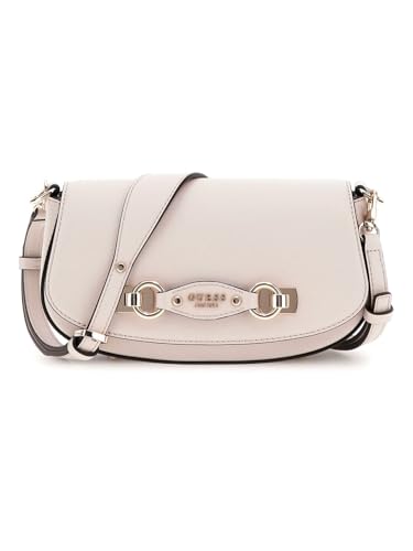 Image of GUESS Stone Textured Mimina Flap Crossbody Bag