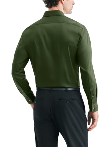 Image of Van Heusen Men's Dress Shirt Fitted Everyday Defense Stretch