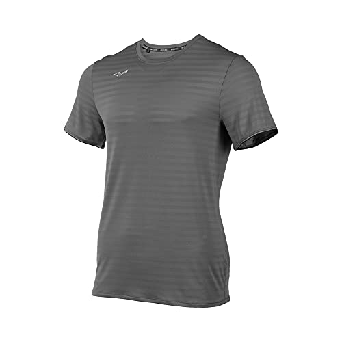 Mizuno T-shirt à manches courtes anti-transpiration contre les irritations durant l'effort