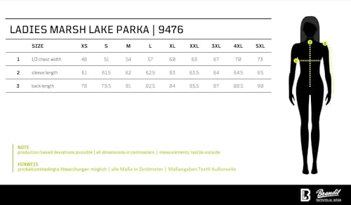 Brandit Women Marsh Lake Parka, Farbe: darkcamo, Größe: XS