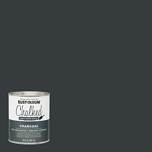 Rustoleum 285144 30 Oz Charcoal Chalked Ultra Matte Paint