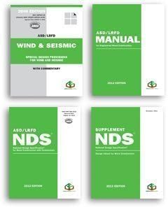 2012 Wood Design Package - including the National Design Specification® for Wood Construction (NDS®) & NDS Supplement: Design Values for Wood Construction (4 volumes set) Paperback – January 1, 2012