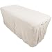 Lightweight Microfiber Massage Table Skirt by Body Linen - Natural